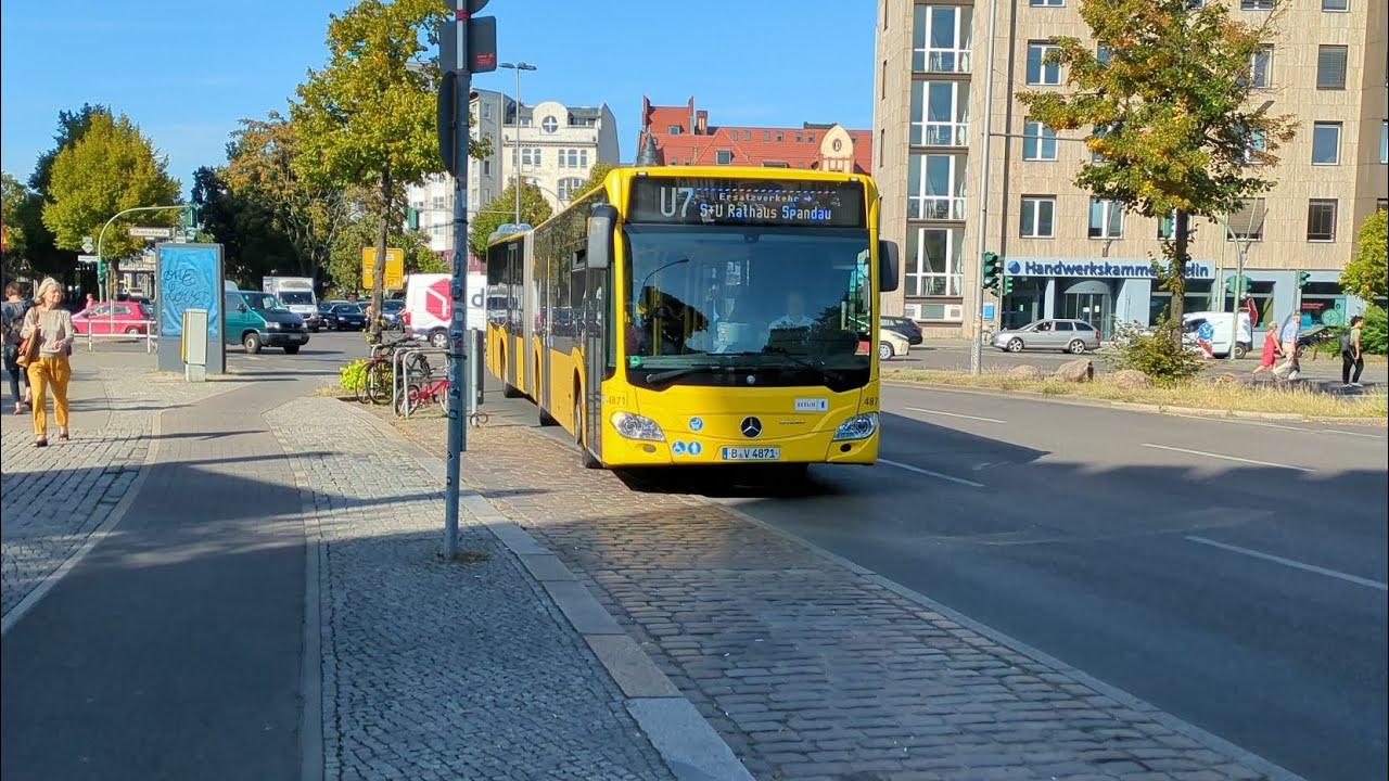 Berlin Bus|Mitfahrt im MB GN18 auf dem U7 SEV von U Mehringdamm bis U Fehrbelliner Platz