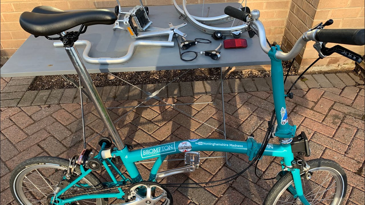 Brompton B75 Retro Upgrades Done