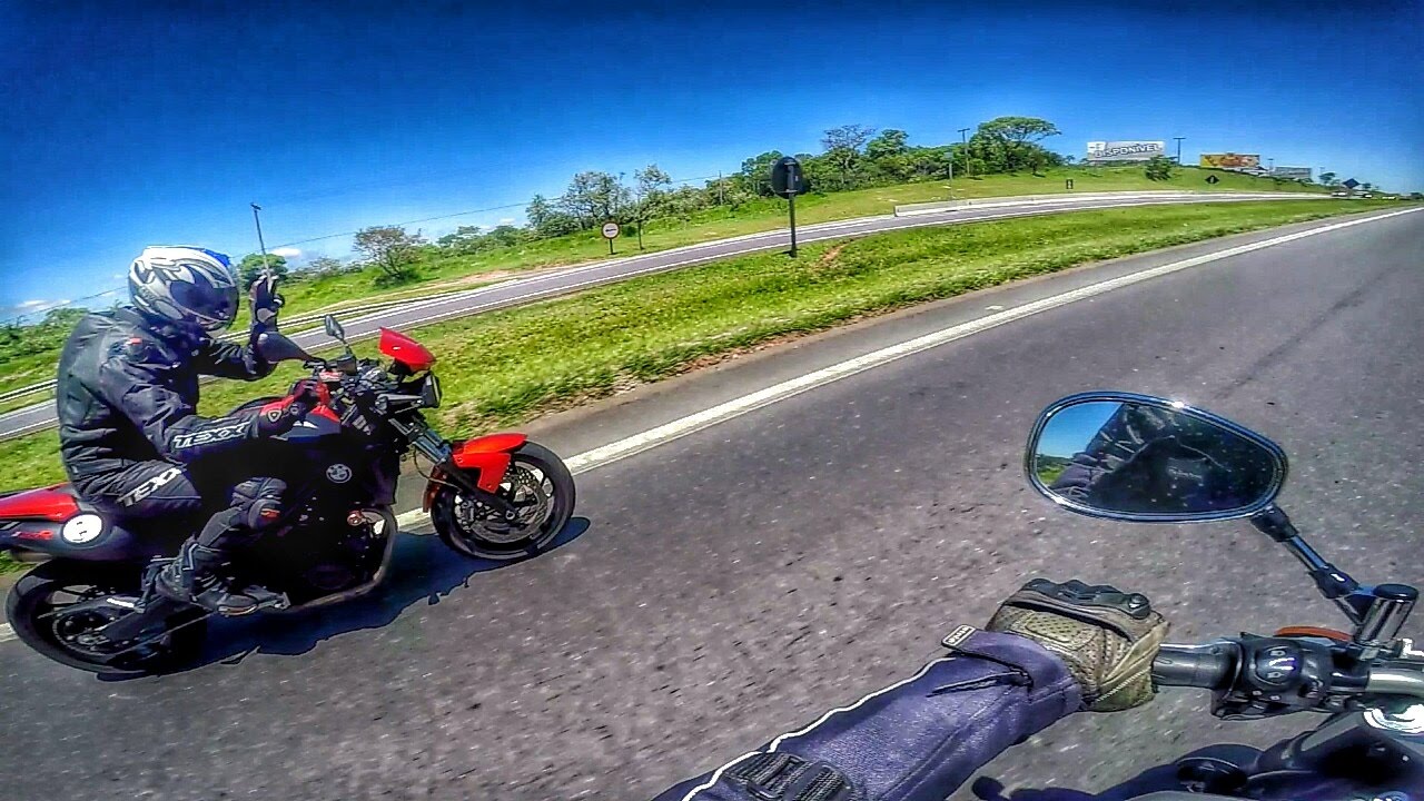 BMW F800R vs YAMAHA FZ6 - E aí, qual anda mais ???