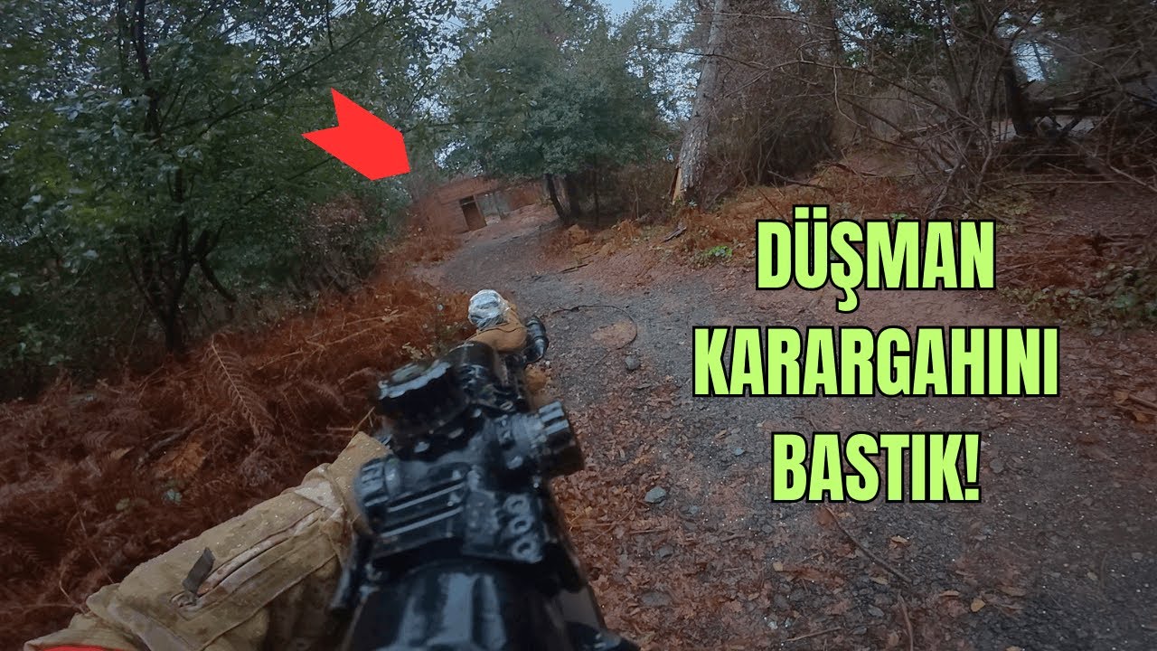 İSTANBUL AIRSOFT OYUN ALANINDA AIRSOFT SAVAŞI ! DÜŞMAN KARARGAHINI BASTIK ! POV [ 4/K ]