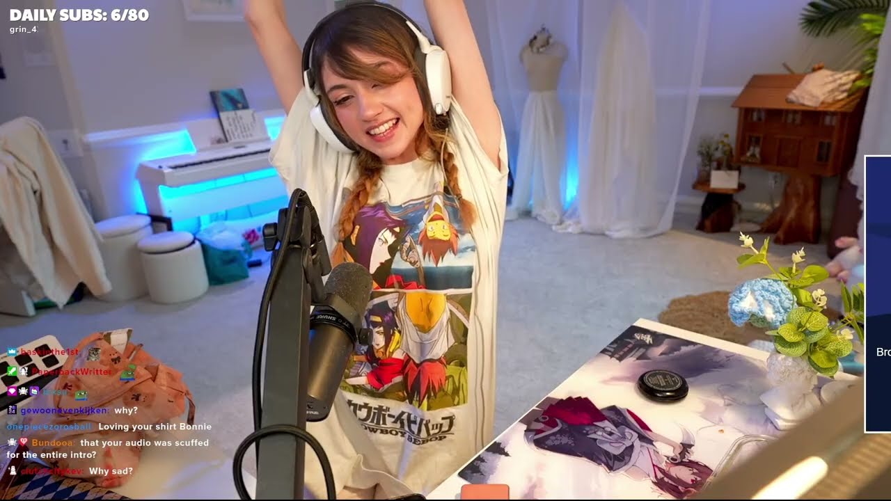 Bonnie 20250820 HIII REACTS + MAKING A SONG + GAMING TONIGHT FOR A LITTLE! BIG MEAL PREP DA