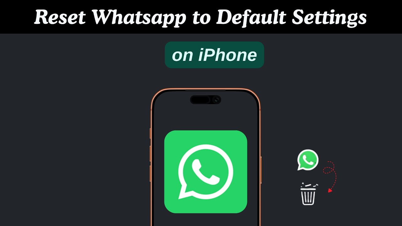 Как сбросить настройки WhatsApp до заводских на iPhone (краткое руководство)