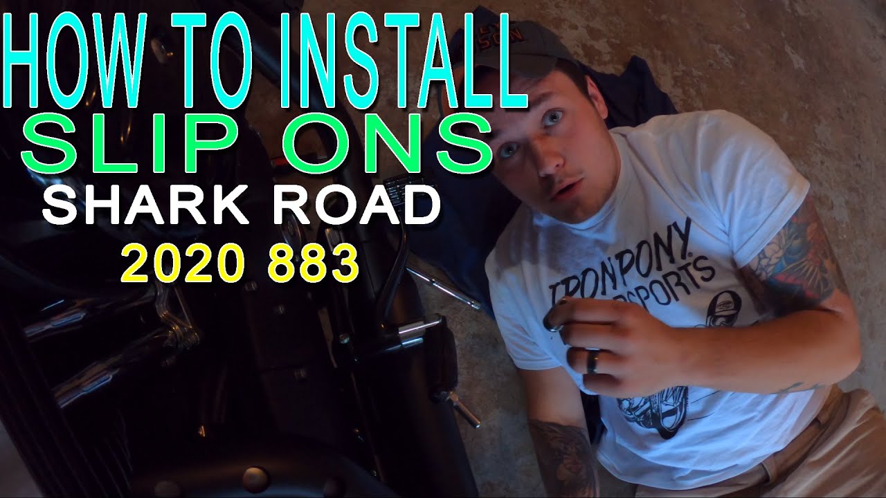 How To Install Slip Ons (SHARK ROAD) | 2020 Iron 883