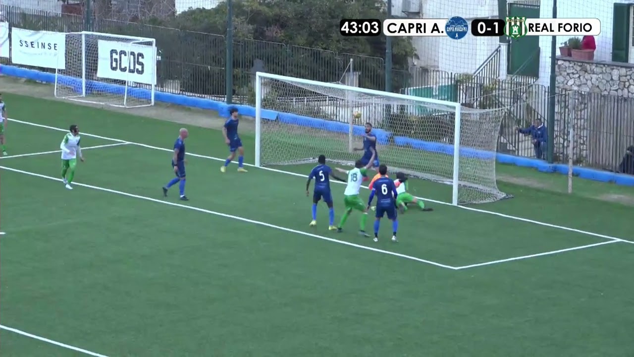 Eccellenza. Givova Capri Anacapri-Real Forio 2-2, la sintesi del match