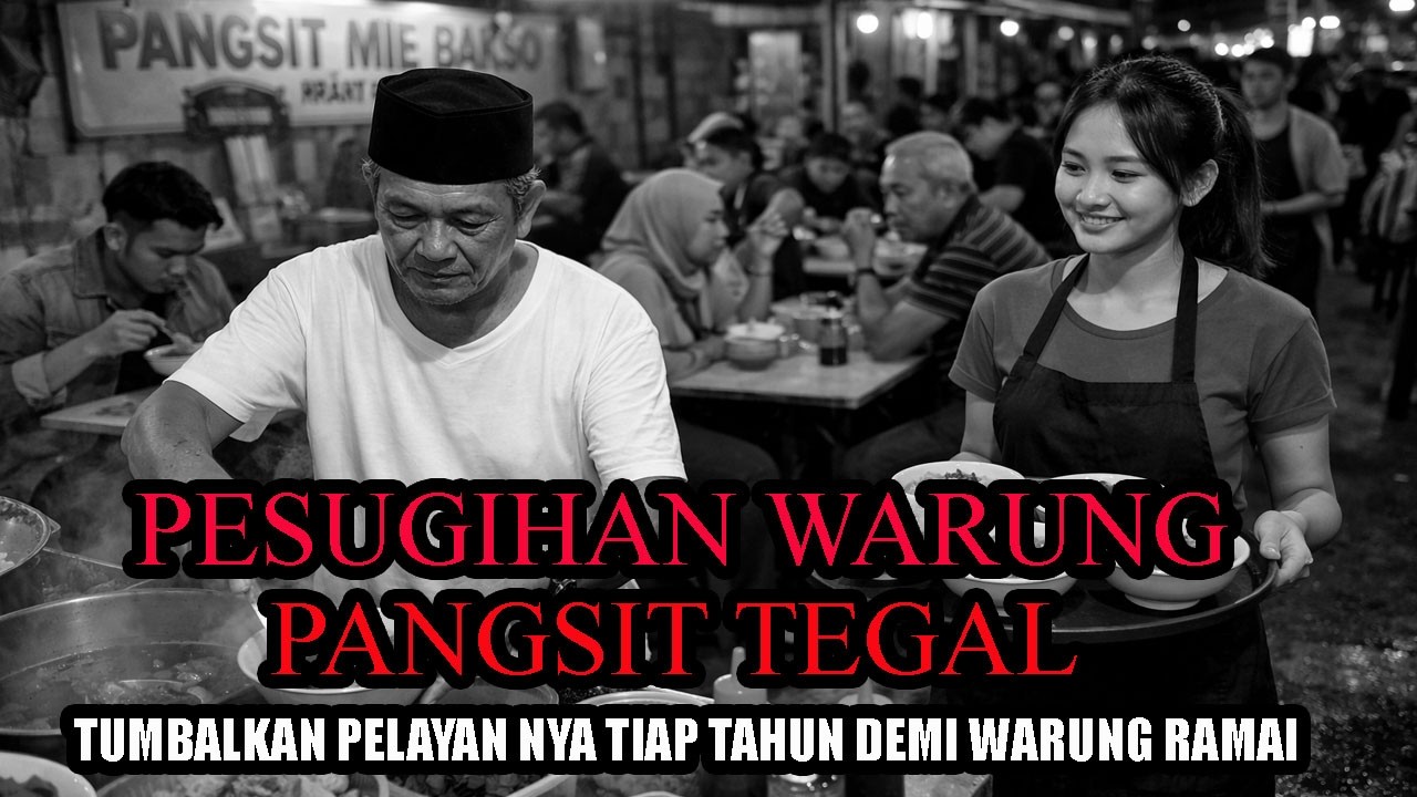 NGERI!! PESUGIHAN WARUNG PANGSIT DI TEGAL YANG TUMBALKAN PELAYAN NYA TIAP TAHUN DEMI WARUNG RAMAI