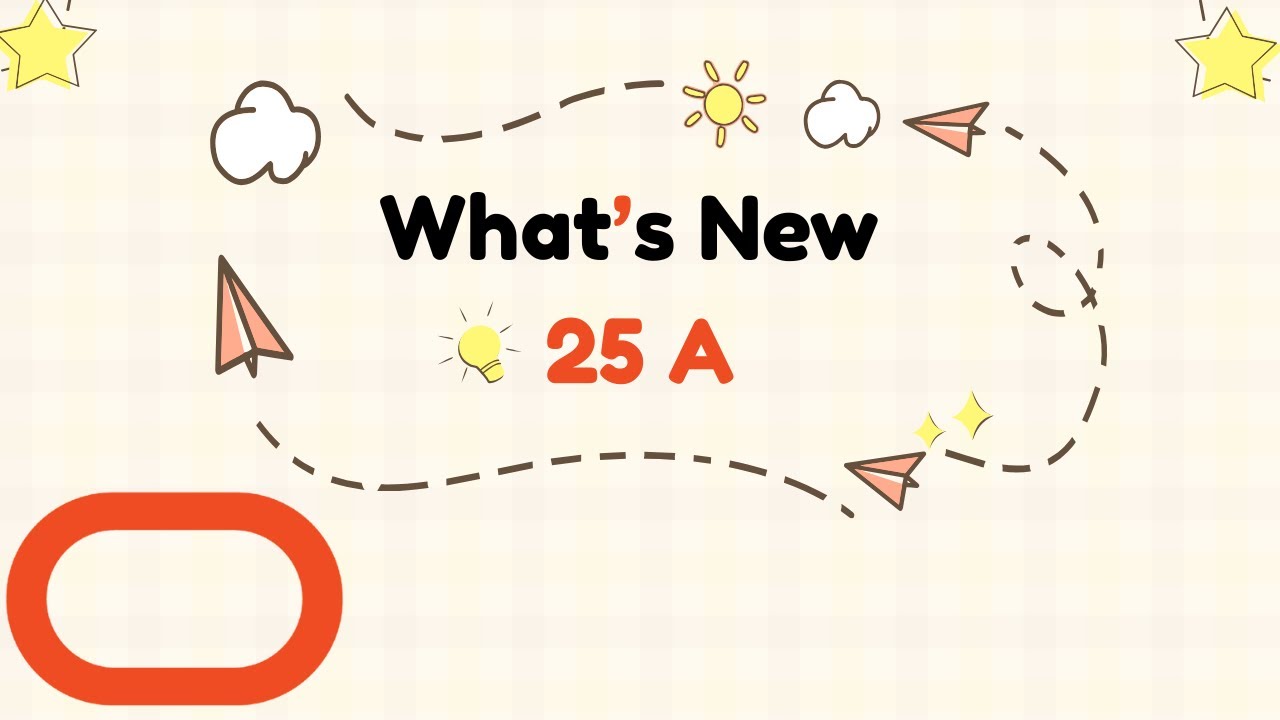 Oracle Cloud What's New 25 A