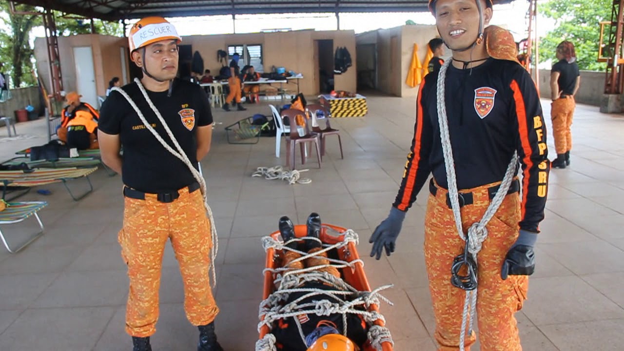 HIGH ANGLE RESCUE (Uniformed Personnel Category) - 1st BFP Caraga Ultimate Firefighter's Competition