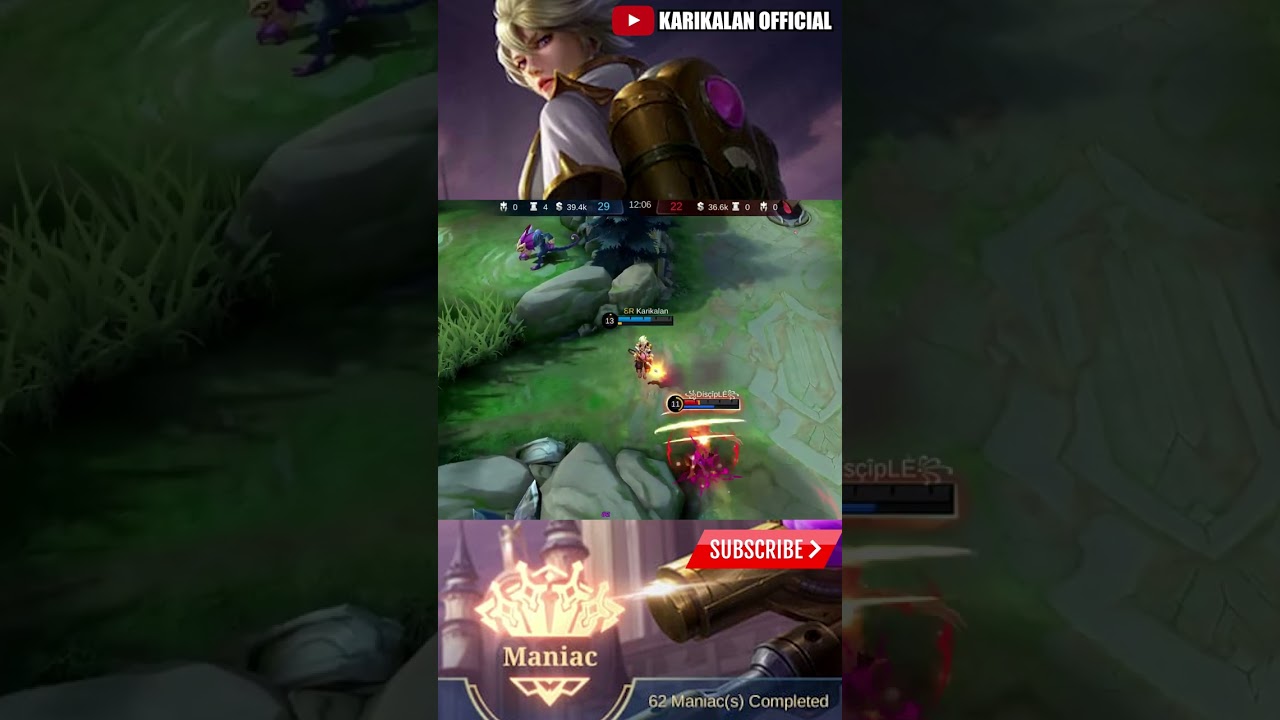 MANIAC KIMMY in RANK GAME | Karikalan Official | #shorts #mlbb #mlbbshorts
