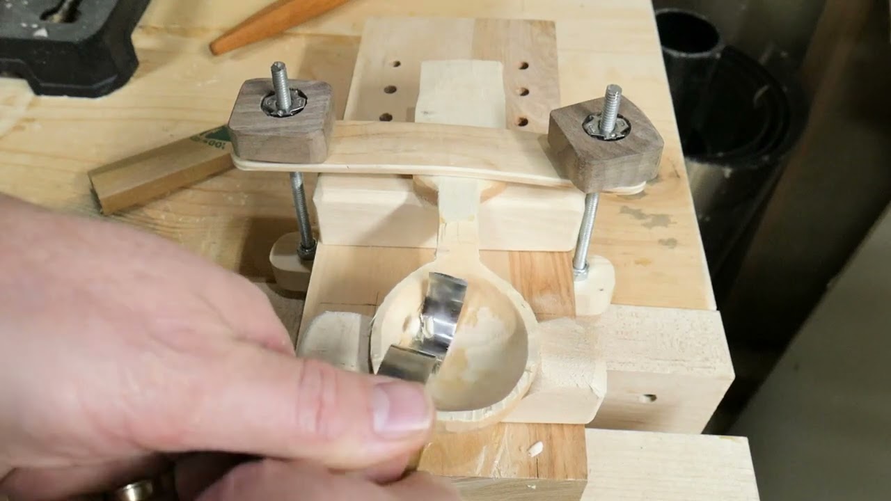 DIY Spoon Blank Holder | Spoon Carving