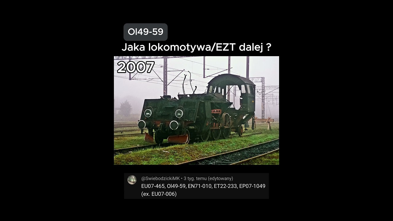 Historia lokomotywy Ol49-59 parowozowni Wolsztyn #Ol49 #PKP #ParowozowniaWolsztyn #Dolnośląski_mk