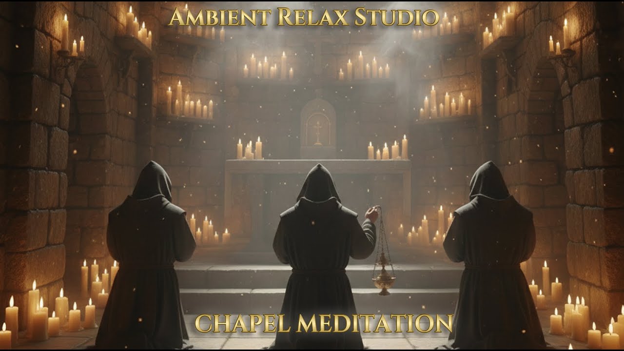 Chapel Meditation Ambience 🕯️ Calm Prayer & Deep Relaxation Gregorian-Inspired Chapel 🕯️