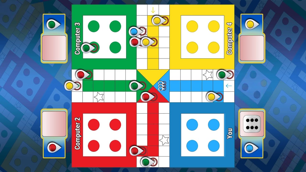 Ludo King Gameplay || Ludo king tips and tricks || How to win Ludo king || 4 players Gameplay