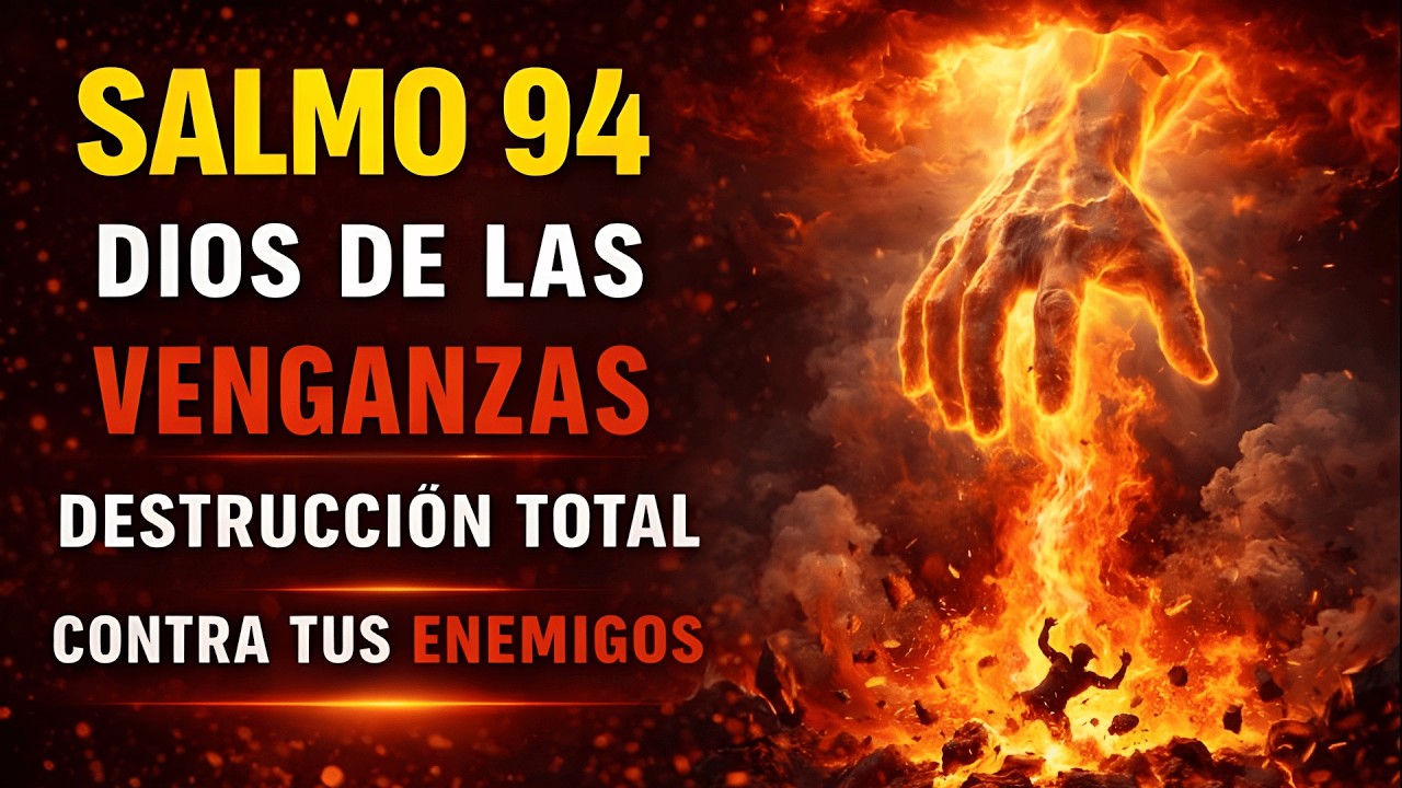 SALMO 94 ✨ ¡Dios de las Venganzas! Destrucción Total contra tus Enemigos hoy ⚔️🔥