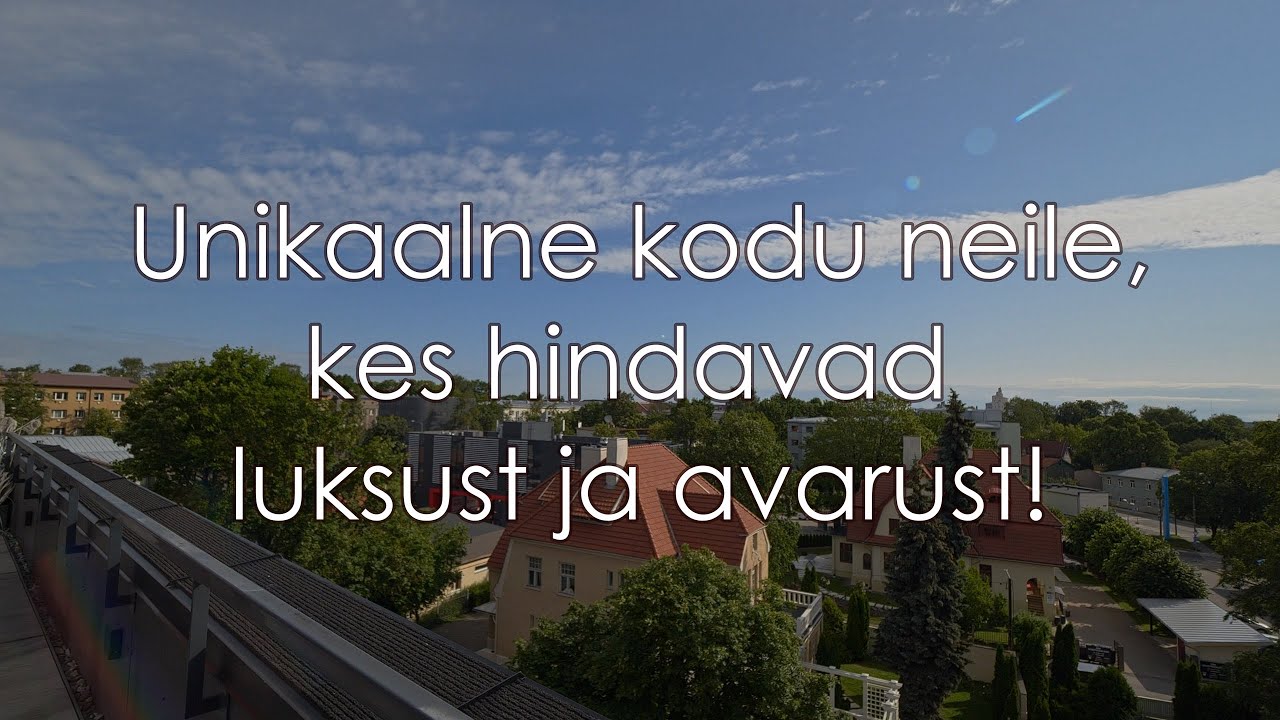Unikaalne kodu neile, kes hindavad luksust ja avarust!