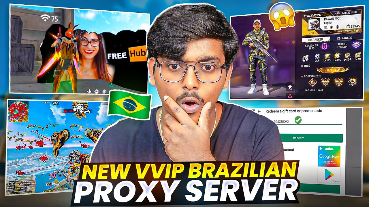 HOW TO DOWNLOAD PROXY SERVER IN FREE FIRE, HOW TO USE PROXY SERVER IN FREE FIRE, VIP PROXY SERVER