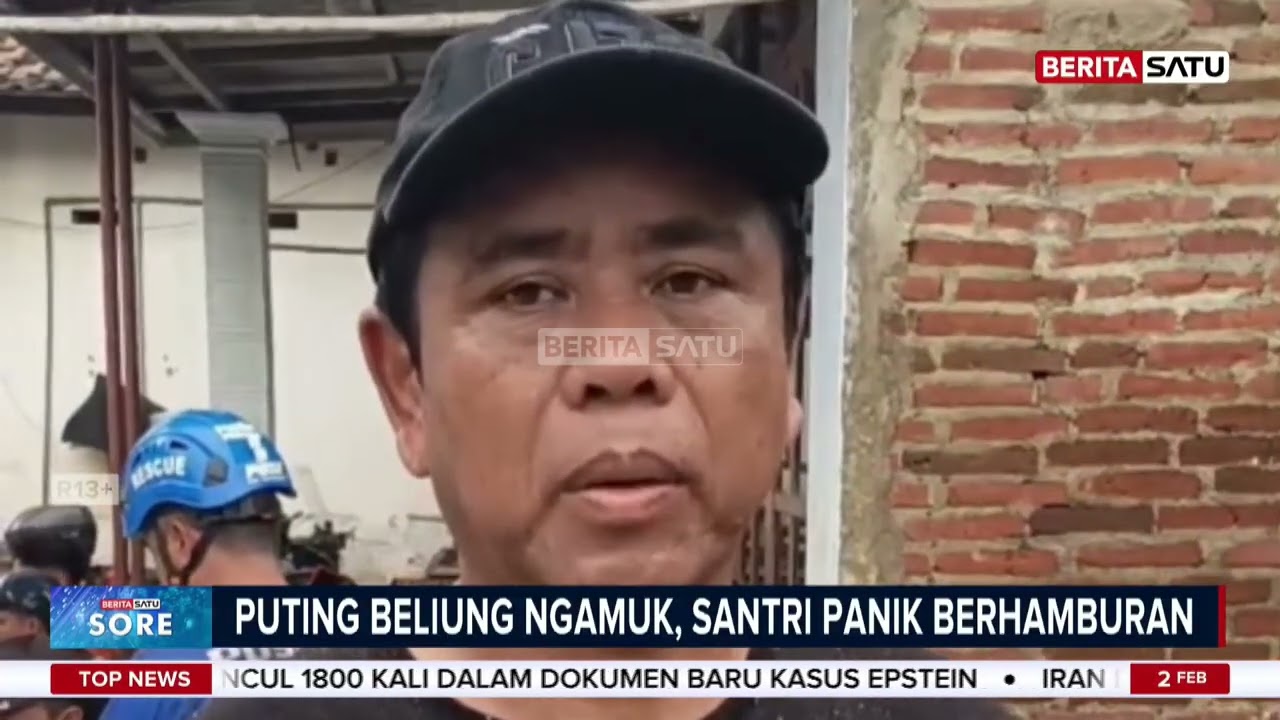 Hujan Deras dan Angin Kencang Mengamuk di Ponpes Nuris Mojokerto, Santri Panik #beritasatu