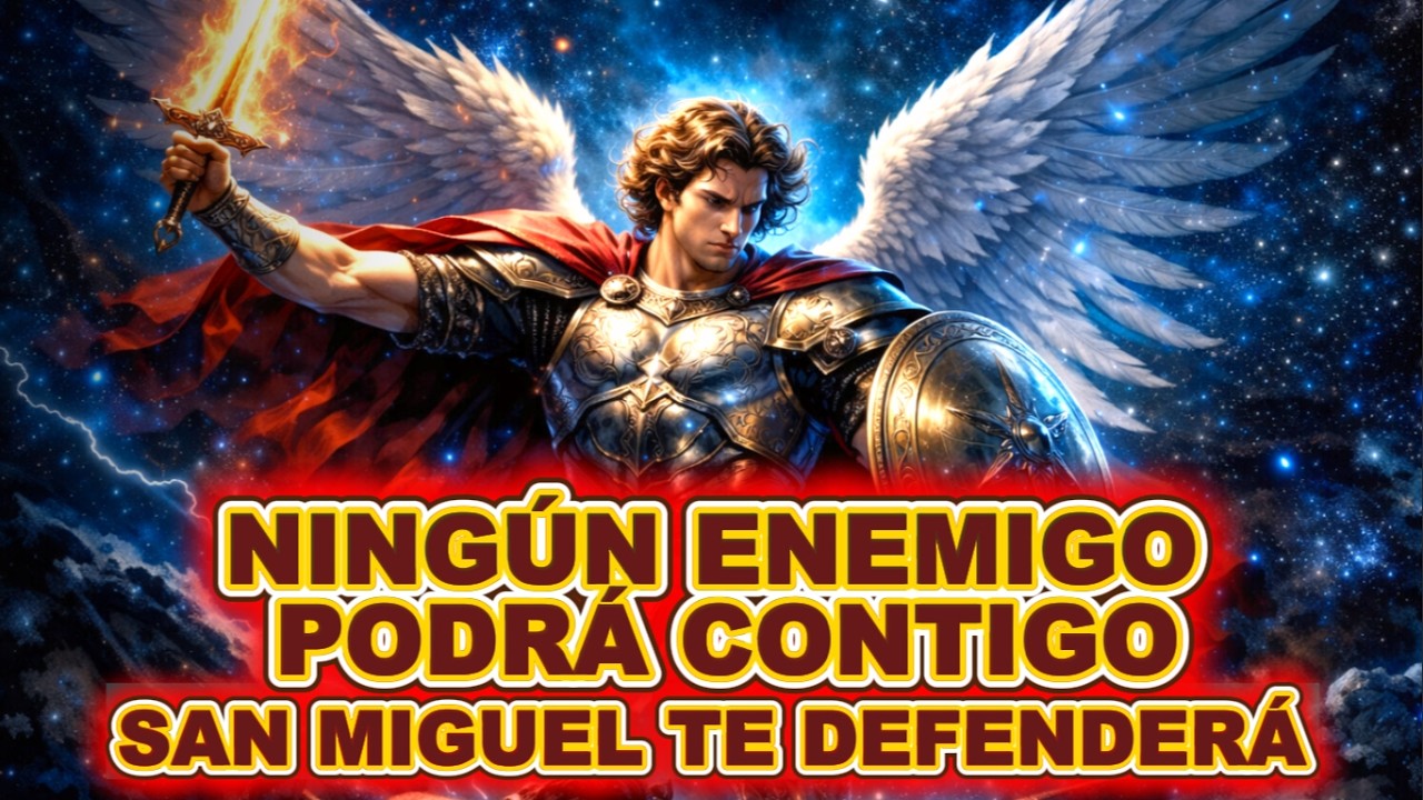 San Miguel Arcángel DERROTARÁ TODO ENEMIGO y TE PROTEGERÁ ¡SOLO ESCÚCHALA!