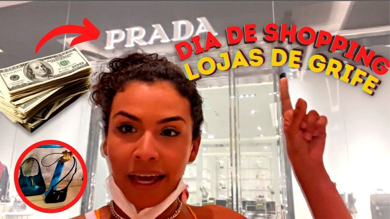 LOJAS DE GRIFE/ Dia de Shopping /Prada - Gucci - Armani/ Mostrei tudo