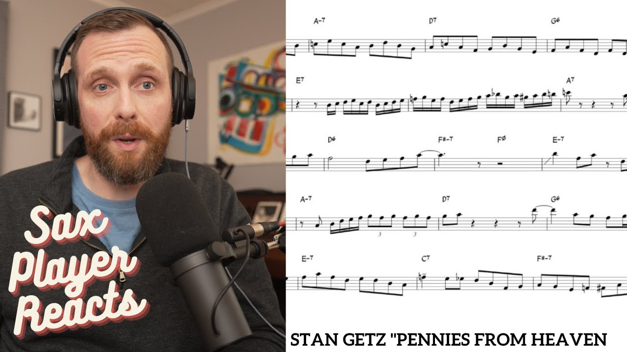 Sax Player Reacts To Stan Getz's Solo On Pennies From Heaven