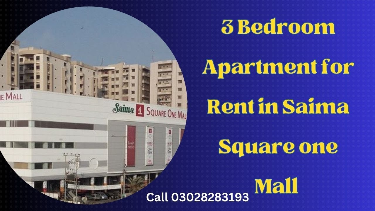 3 Bedroom Apartment For Rent in Saima Square One Mall Near Millennium Mall