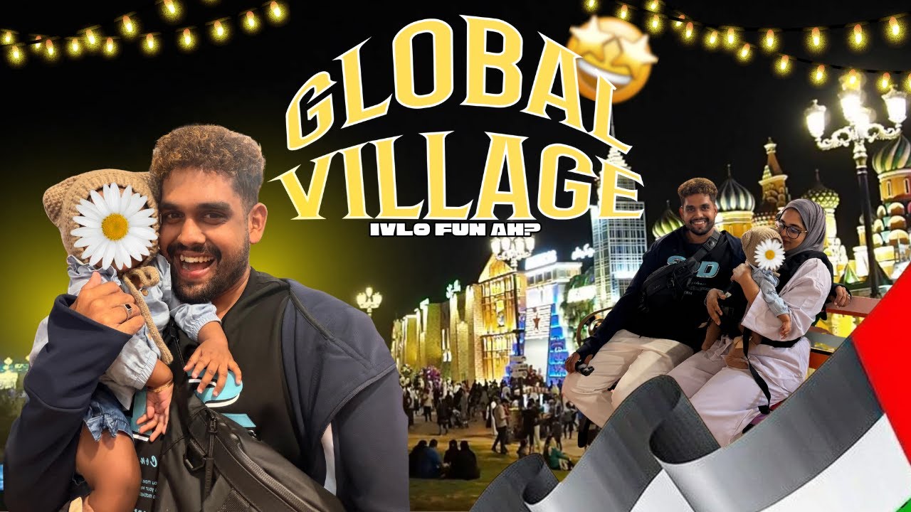 Afna met her friend in Global Village 😱 - Over hyped spot in Dubai 🇦🇪 || Aadil Osman | AANA Vlogs