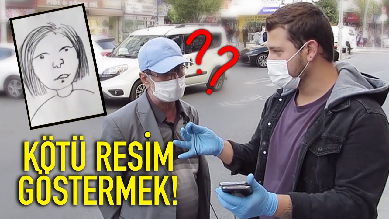 KÖTÜ RESİM ÇİZEREK İNSANLARI TROLLEMEK !!