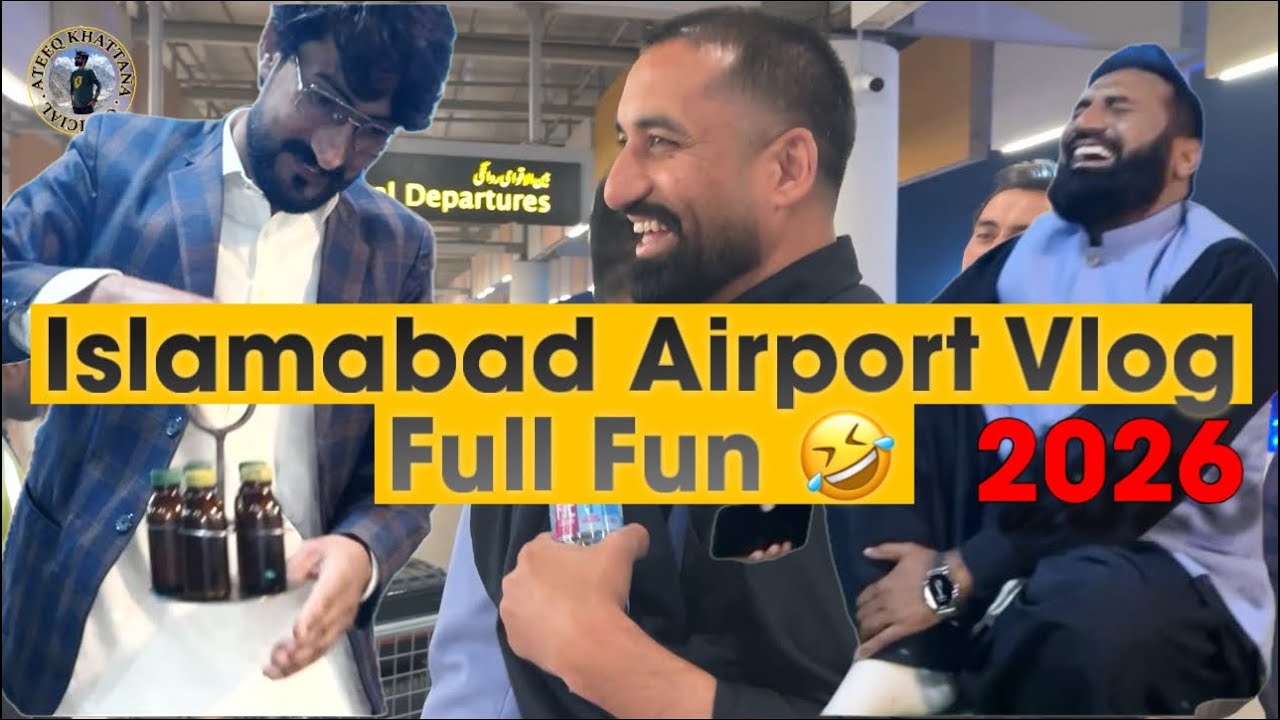 Islamabad International Airport Vlog ✈️ | Road Trip Fun & Travel Moments 2026