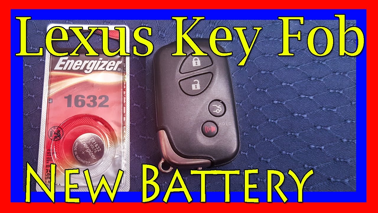 How To Replace Lexus Key Fob Battery &ndash; GS350, GS460, GS300, LS460, ES350, IS250, IS350, RX350, LX570