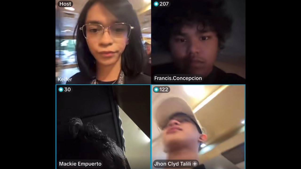 TNT Kids live on TikTok- Keifer Sanchez, Francis Concepcion, Mackie Empuerto and John Clyde Talili
