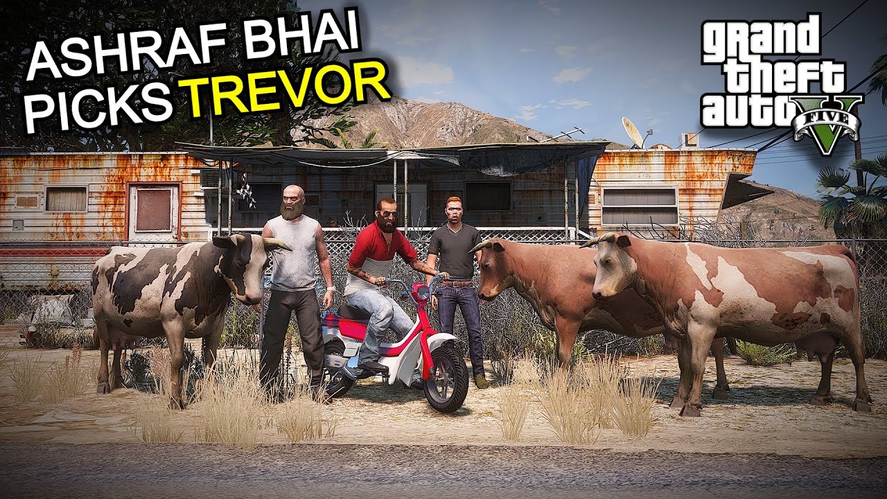 ASHRAF BHAI PICKS TREVOR! | FUNNY 'MANDI SERIES' BAKRA EID EPISODE 6 | GTA 5 PAKISTAN