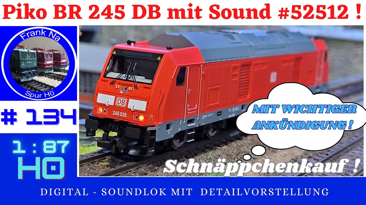 Piko BR 245 DB mit Sound #52512