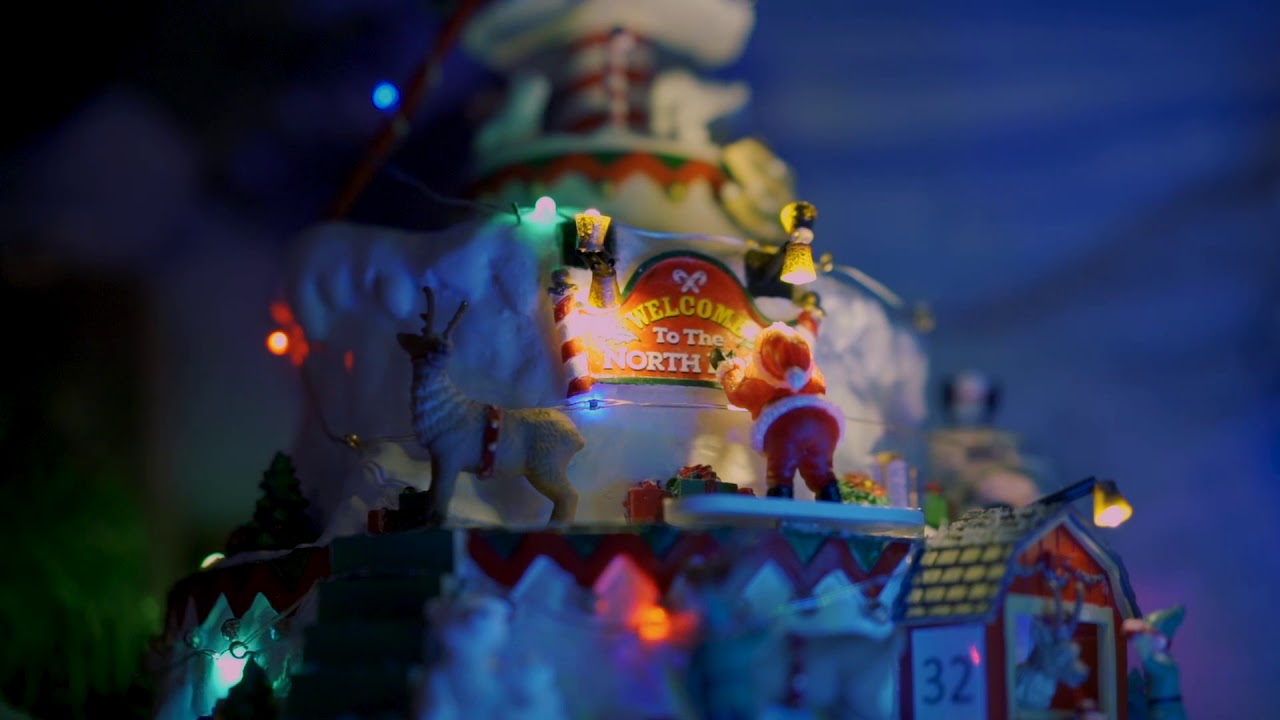Kerstdorp / Minidorp bij Tuincentrum de Bosrand Alphen aan den Rijn