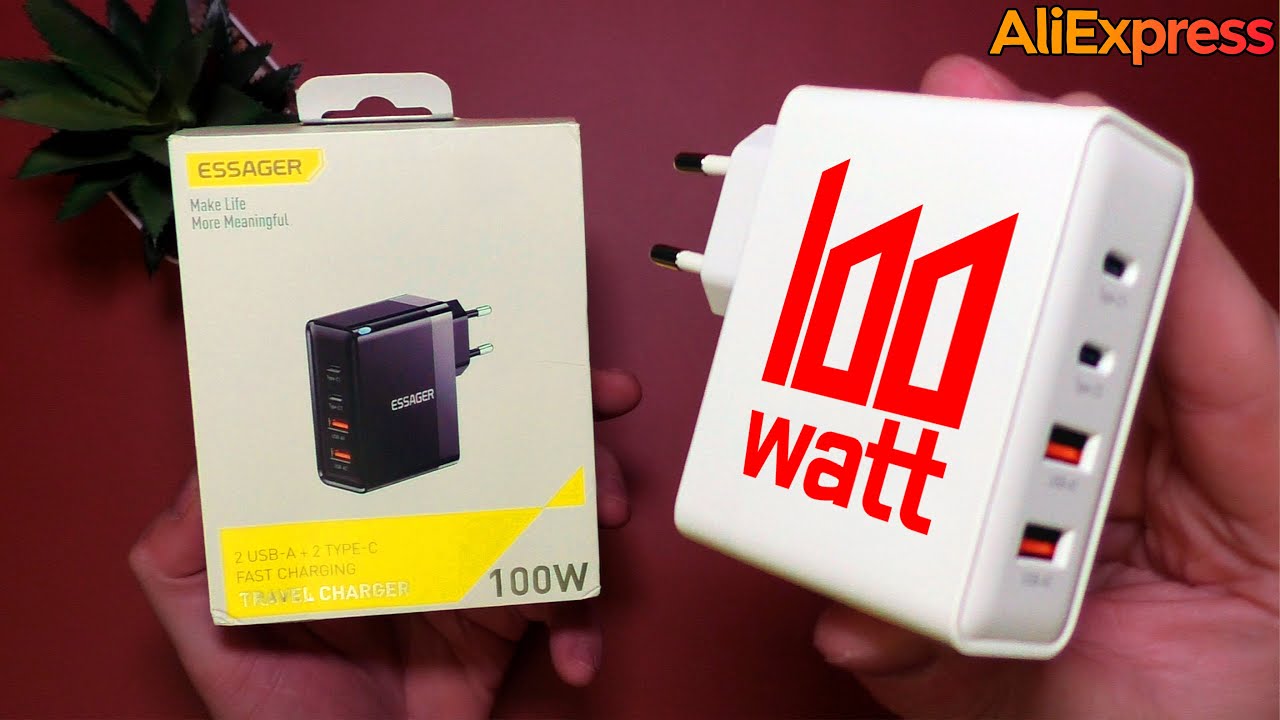 🟡 Зарядка ESSAGER 100W &mdash; одна для всех устройств с AliExpress