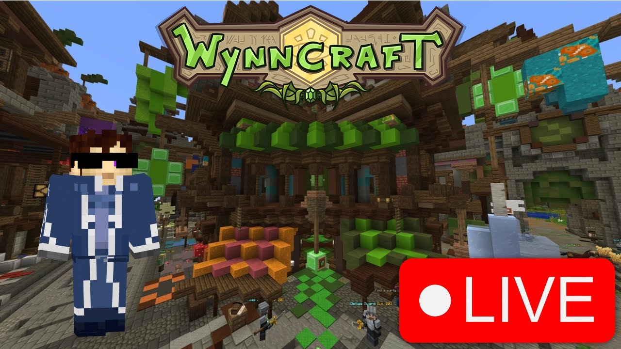 Live: Wynncraft Assassin Class Playthrough Part 3 (A Minecraft MMORPG)!! Hop in and say Hello!