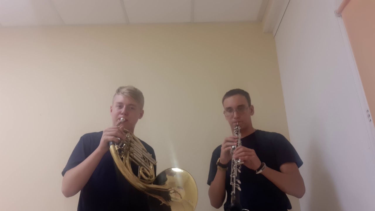 Jazz on oboe and horn/ Джаз на гобое и на валторне