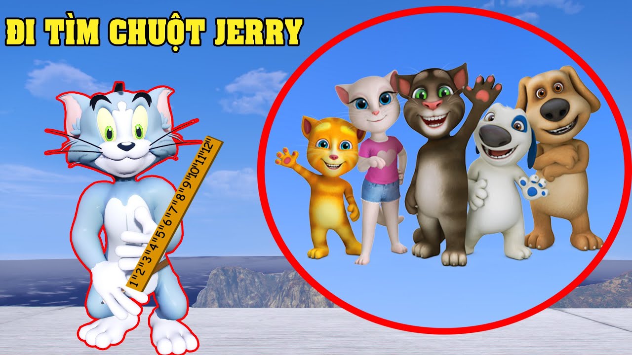 GTA 5 T&igrave;m Thấy MY TALKING TOM Trong H&agrave;nh Tr&igrave;nh Đi T&igrave;m Chuột JERRY Đang Bị Lạc Tại V&ugrave;ng Qu&ecirc; Bất Ổn !