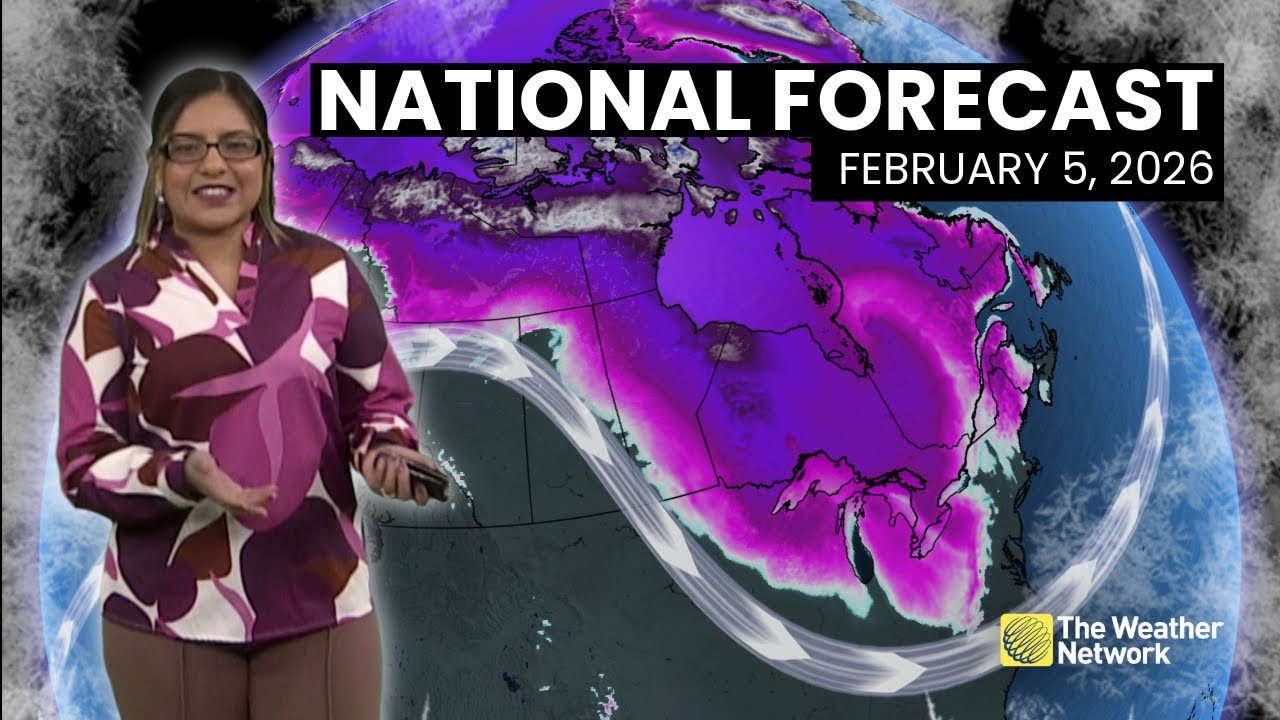 Canada's National Forecast - February 5, 2026 | #WeatherAM