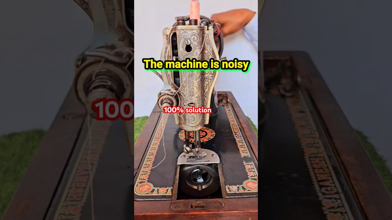 😱Sewing machine makes too much noise 100% solution