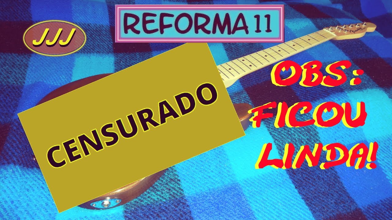 Betume em cera, volta ao zero e GUITARRA PRONTA! (Reforma RADICAL da Telecaster 11)