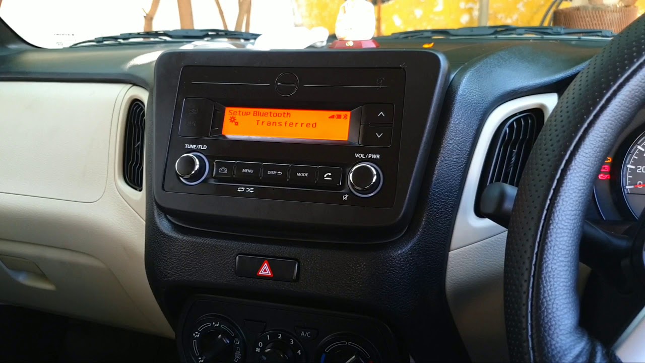 How To Connect Bluetooth In Maruti Suzuki NEW WAGON R In Hindi