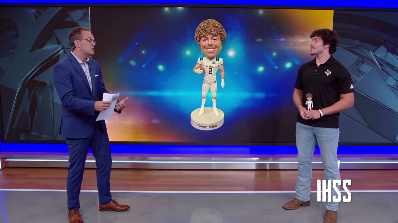 Southlake Carroll Running Back Owen Allen - Week 4 Football MVP Bobblehead Winner