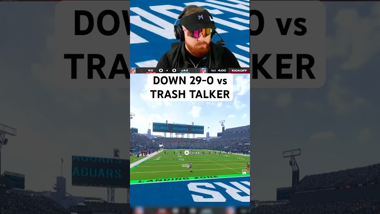 Down 29-0 to Trash Talking Kid...