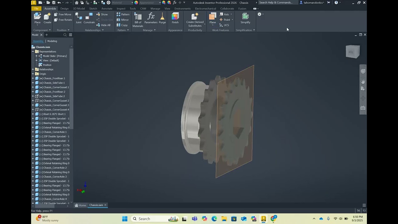Chassis Assembly 03 - Chain