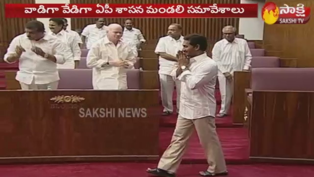 CM YS Jagan enters AP Legislative Council for first time