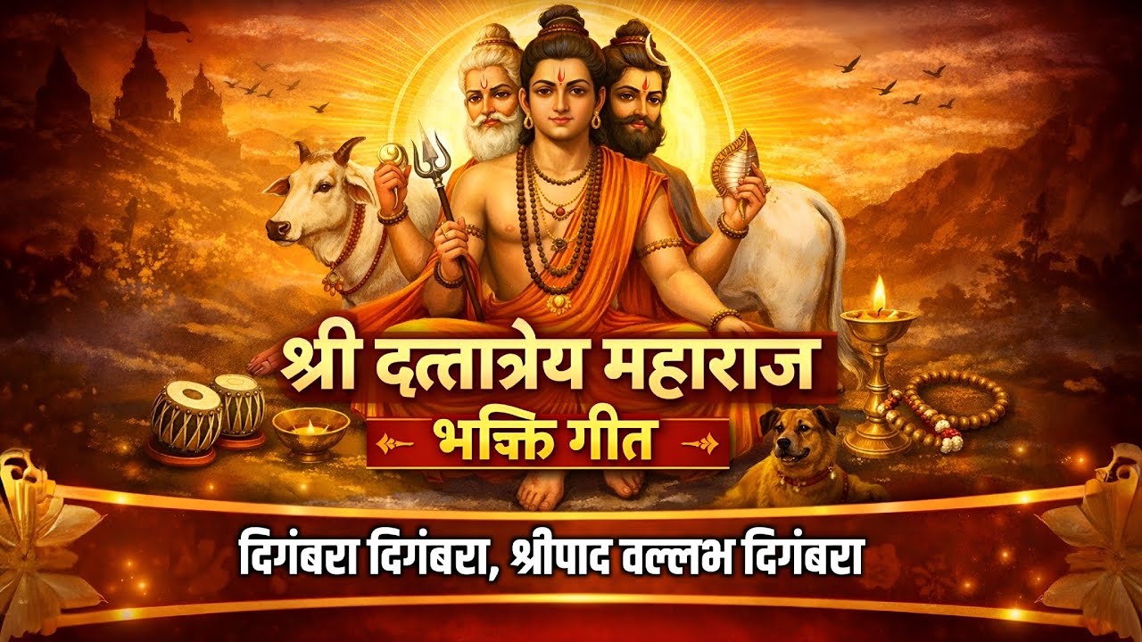 श्री दत्तात्रेय महाराज भक्ति गीत | दत्तगुरूंची कृपा Marathi Bhakti Song | Abhi Notes Studio 📿