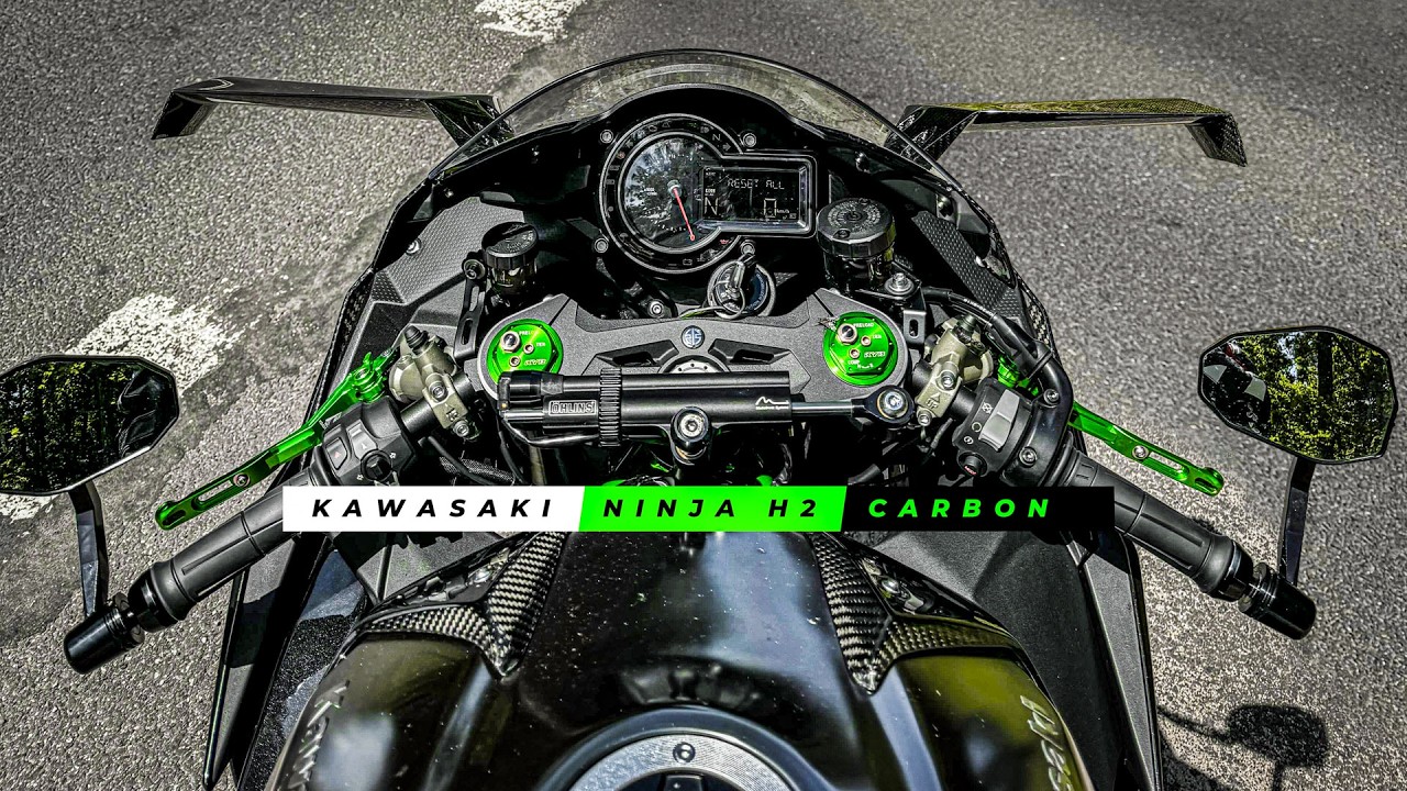 Kompresor, karbon i 215 KONI! Kawasaki Ninja H2 Carbon!
