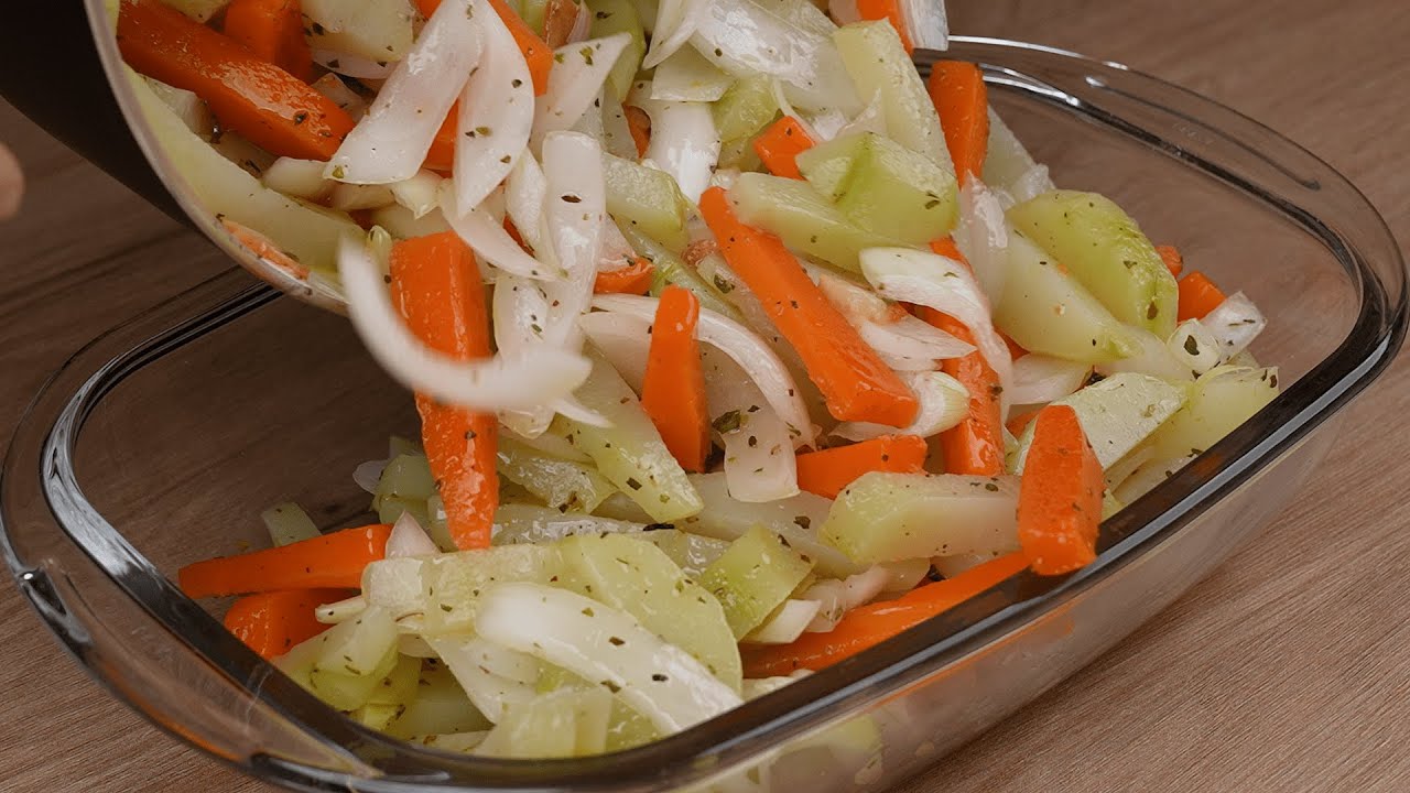 A melhor salada de cenoura com chuchu, até quem não gosta vai amar!