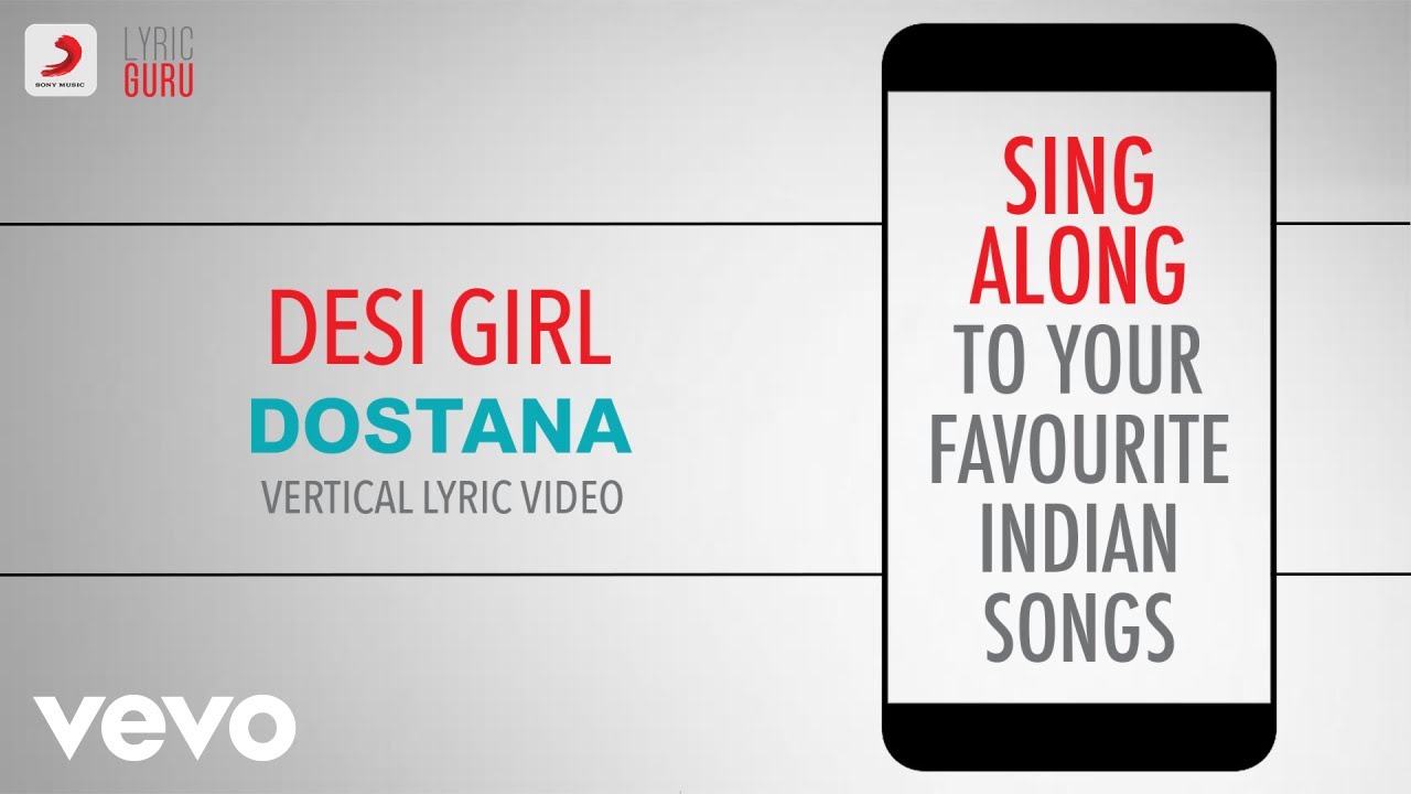 Desi Girl - Dostana|Official Bollywood Lyrics|Shankar Mahadevan|Sunidhi