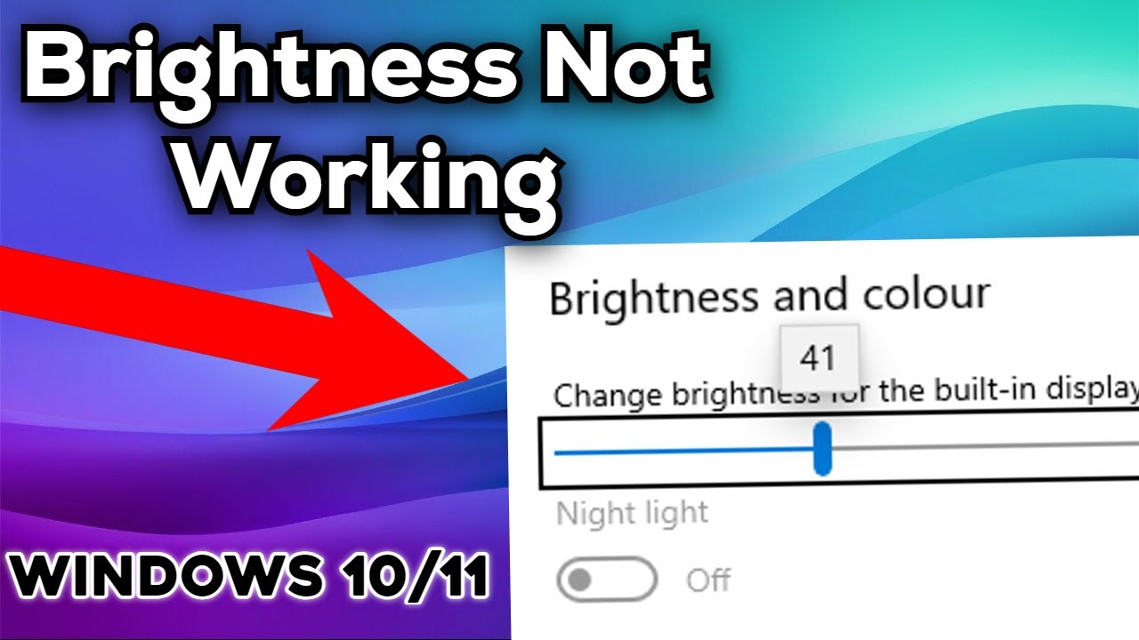 BRIGHTNESS Control Not Working Windows 10 & 11 (2024 Fix - Updated Method)