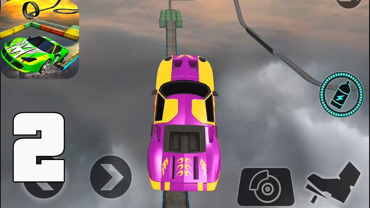 Impossible Stunt Car Tracks 3D New Vehicle Unlocked - Gameplay Walkthrough Part 2(iOS, Android)